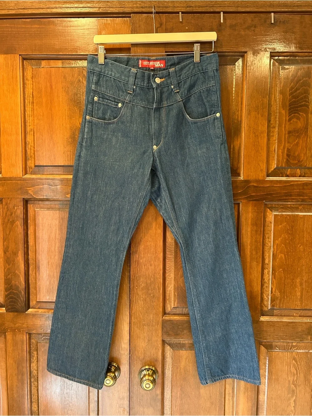 Junya Watanabe MAN x Levi's Camo Pocket Denim Jeans Indigo Blue Japan‎ Size XS
